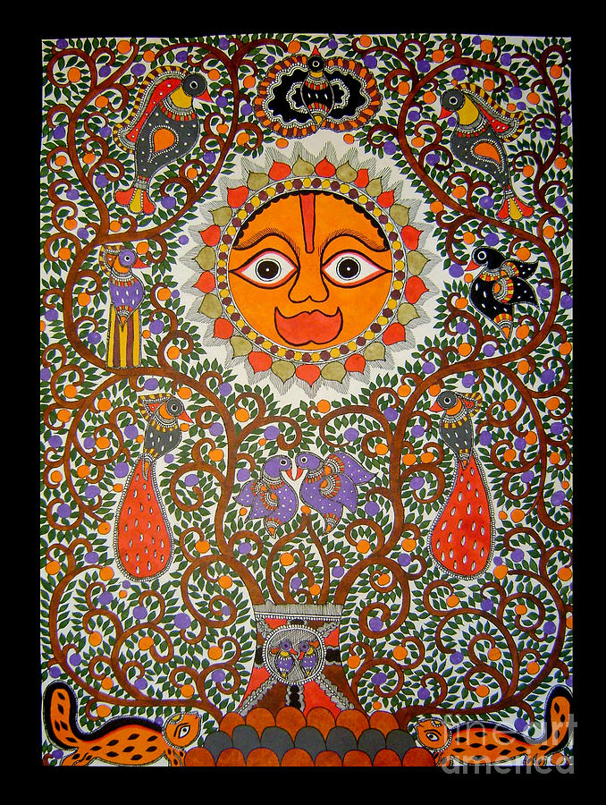 sun #1 Painting by Mithila Crafts - Fine Art America