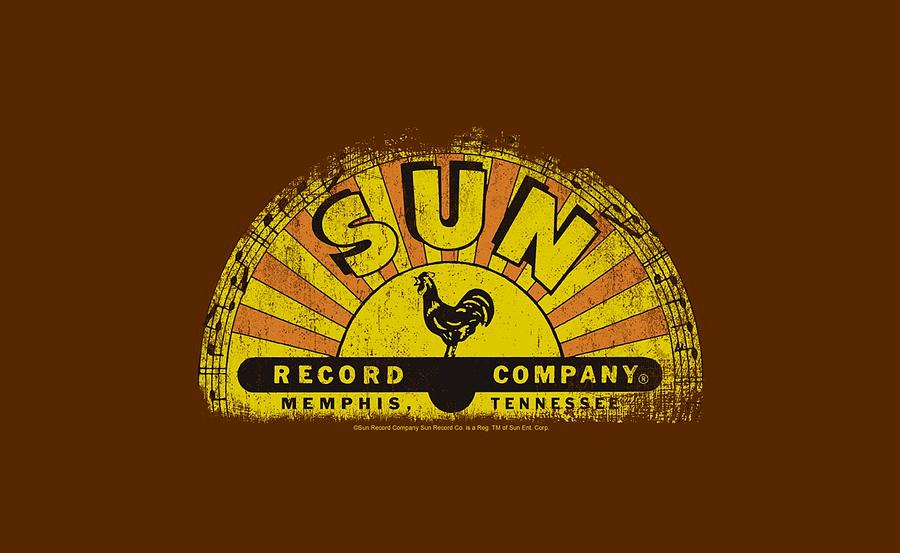 Elvis Presley Digital Art - Sun - Vintage Logo #1 by Brand A