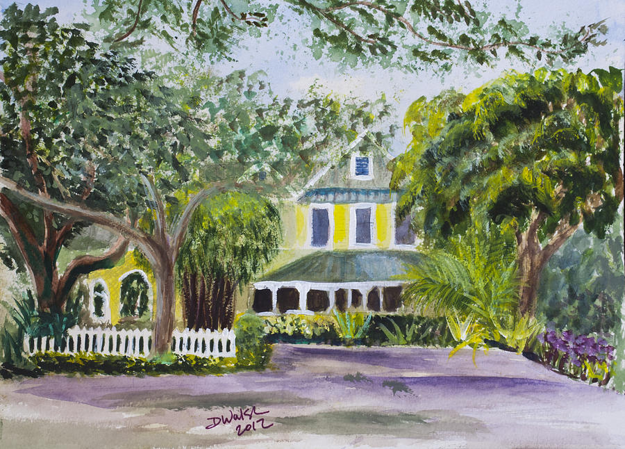 sundy House #1 Painting by Donna Walsh