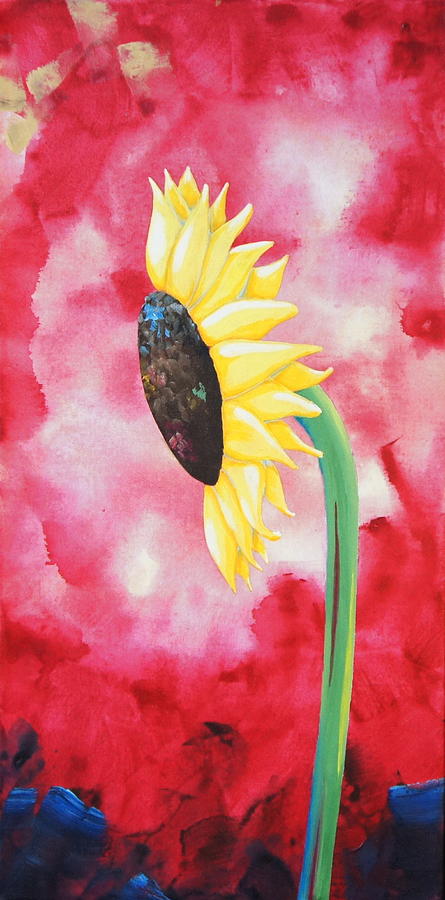 Sunflower 1 Painting by Shiela Gosselin