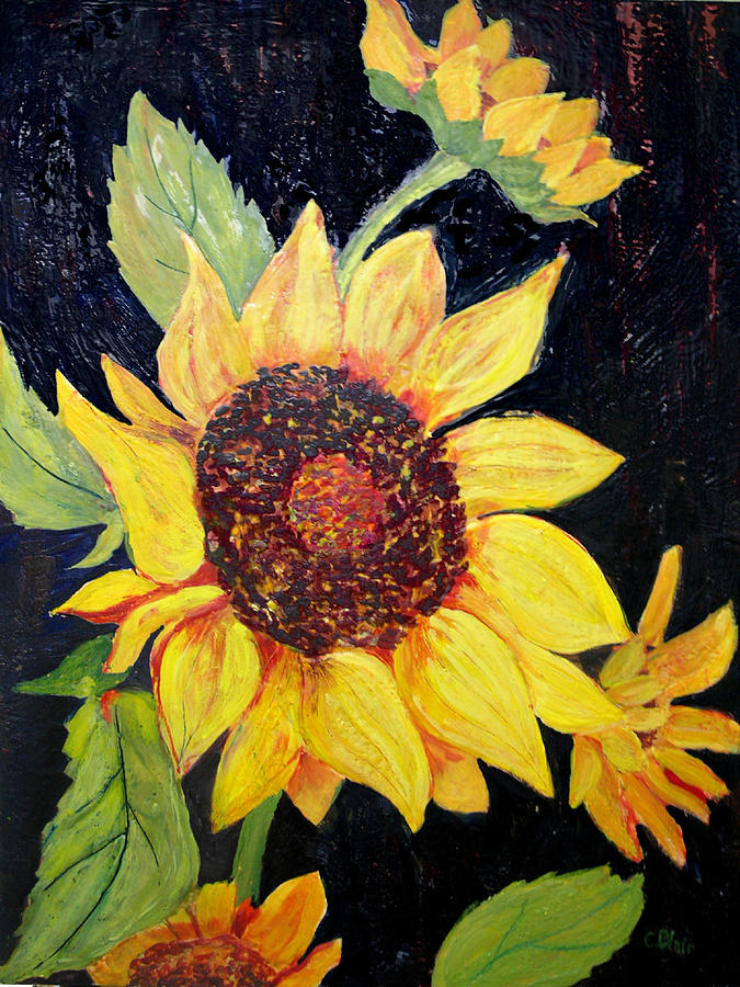 Sunflower Mixed Media by Cynthia Blair