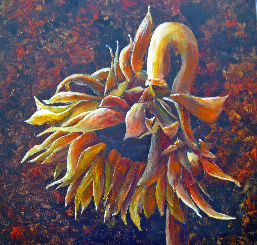 Sunflower #1 Painting by Karen Stark