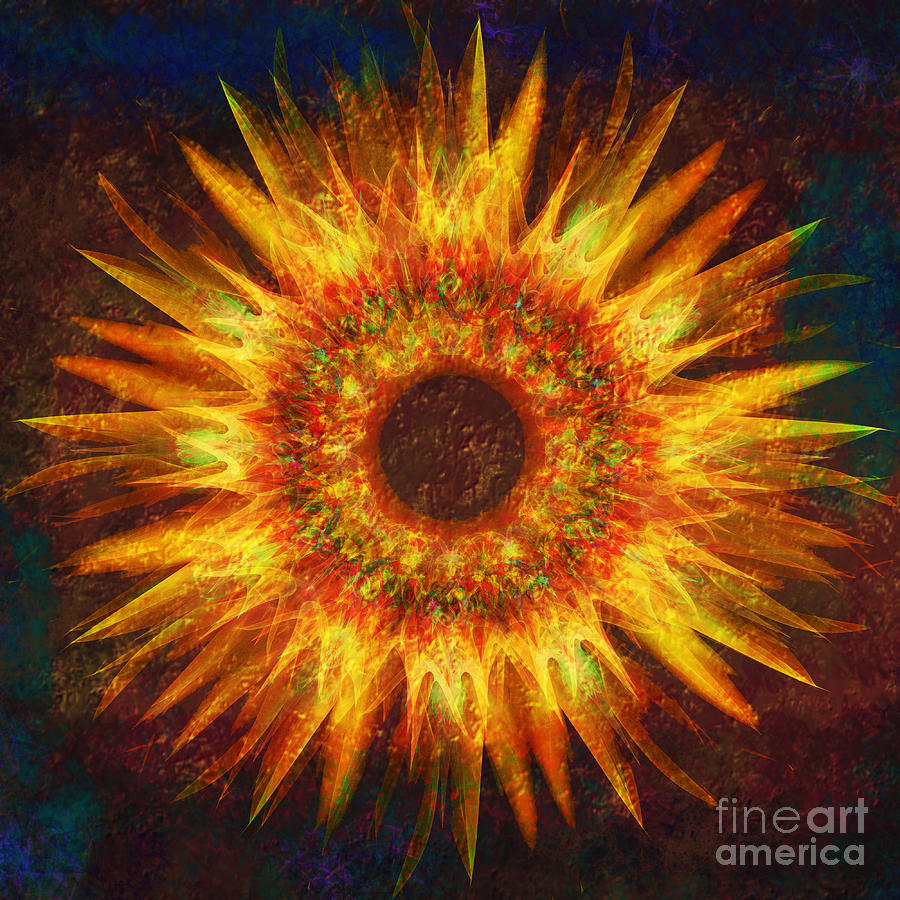 Sunflower #1 Digital Art by Klara Acel