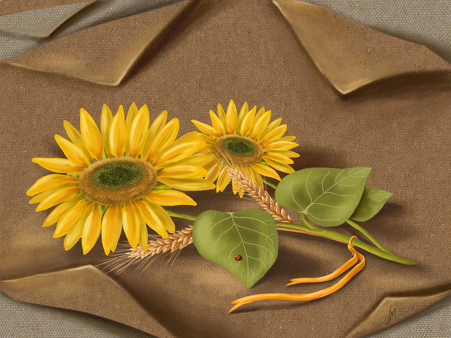 Sunflowers #1 Painting by Veronica Minozzi