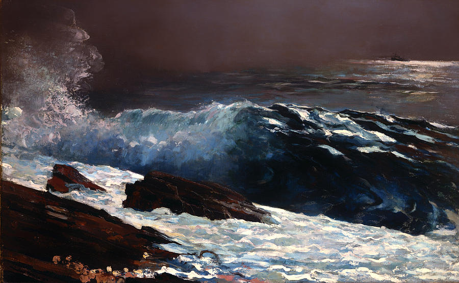 Sunlight on the Coast Painting by Winslow Homer