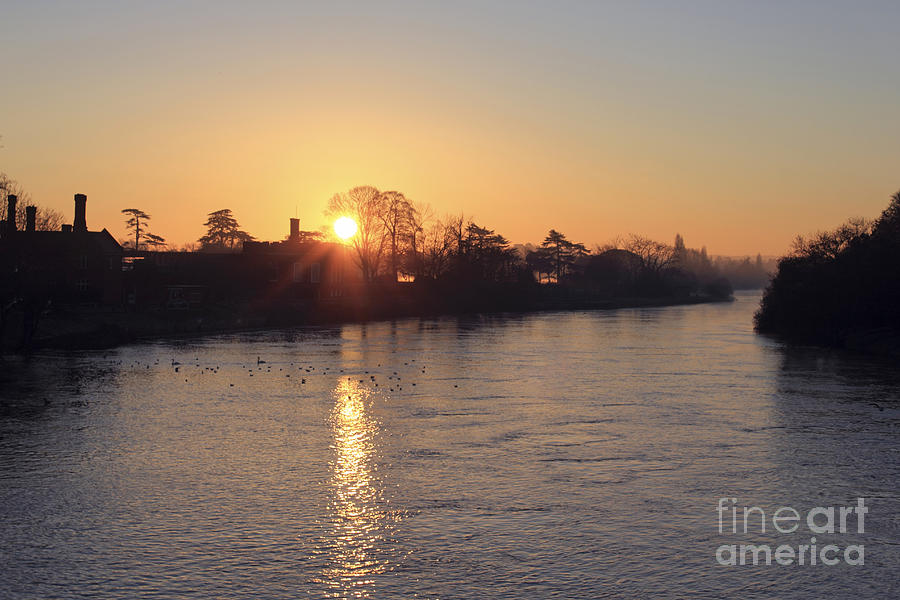 Sunrise at Hampton Court #2 Photograph by Julia Gavin