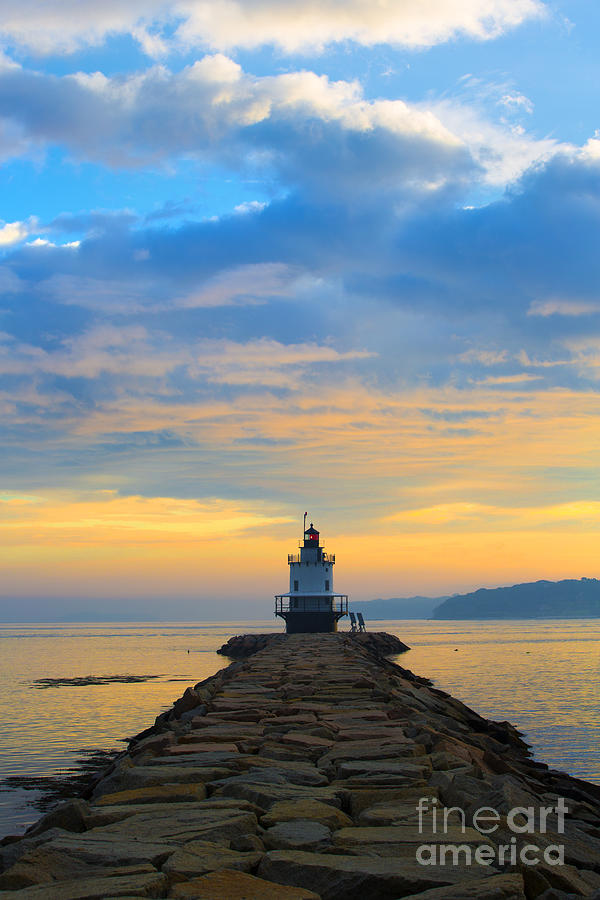 Lighthouse Photograph - Sunrise at Spring Point Lighthouse #2 by Diane Diederich