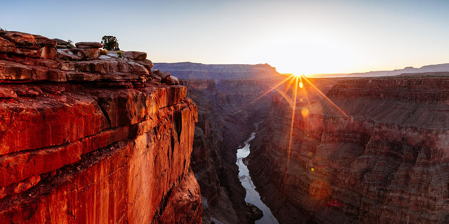 Sunrise at Toroweap point, Grand Canyon, USA #1 Photograph by Matteo Colombo