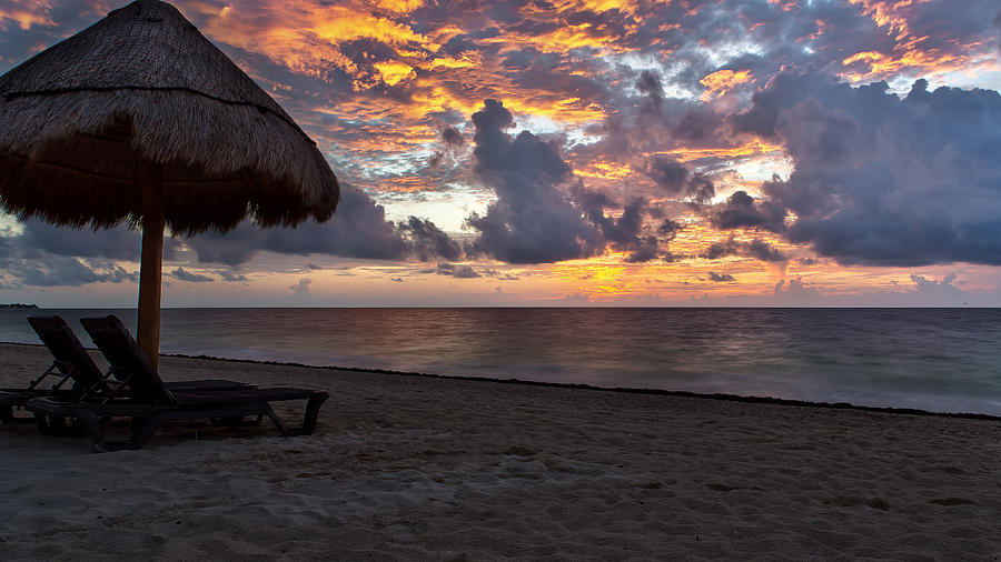 Sunrise in Cancun Mexico #1 Photograph by Craig Bowman