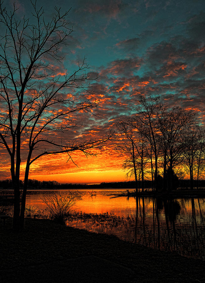 Sunrise in Hendersonville Photograph by Angela Everett - Fine Art America