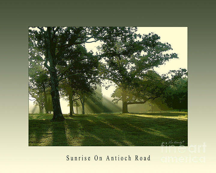 Sunrise On Antioch Road #2 Photograph by Lee Owenby