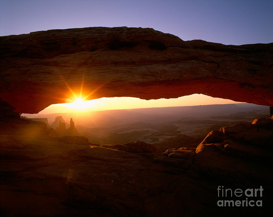 Sunrise On Mesa Arch #1 Photograph by Tracy Knauer