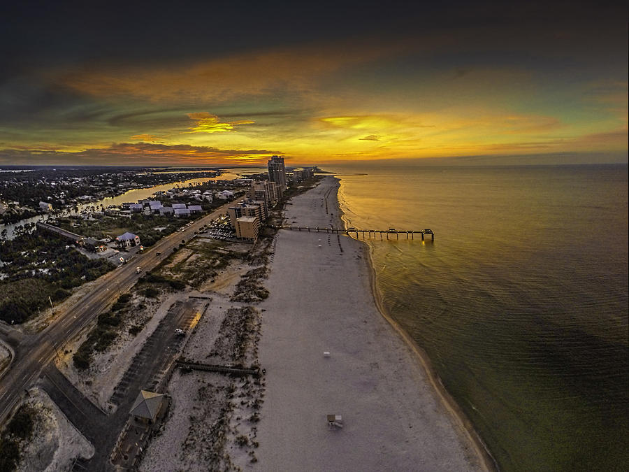 Sunrise Over Cotton Bayou Beach #1 Digital Art by Michael Thomas