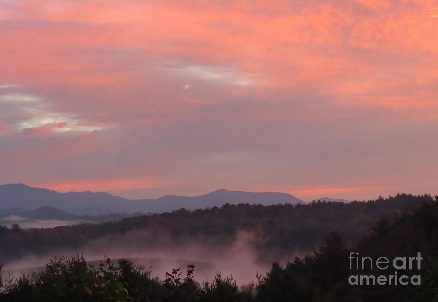 Sunrise over the Blue Ridge #1 Photograph by Anita Adams