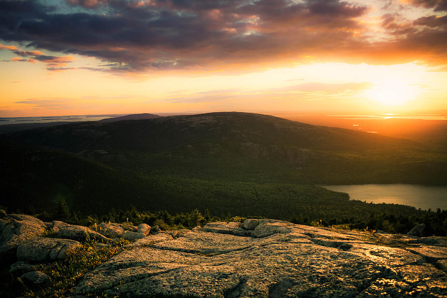 Sunset Acadia National Park Maine Photograph by Trace Kittrell - Fine ...