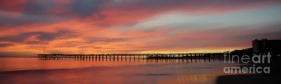 Sunset at Ventura Pier  #1 Photograph by Dan Friend
