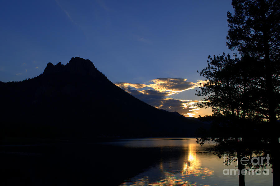 Sunset Photograph - Sunset at  Lake by Anjanette Douglas