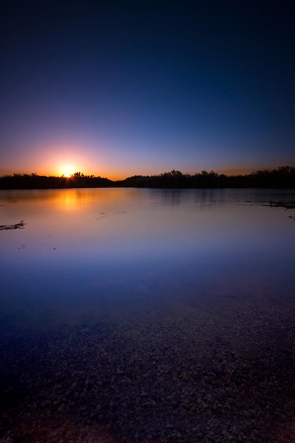 Sunset Photograph - Sunset Creek #1 by Mark Andrew Thomas