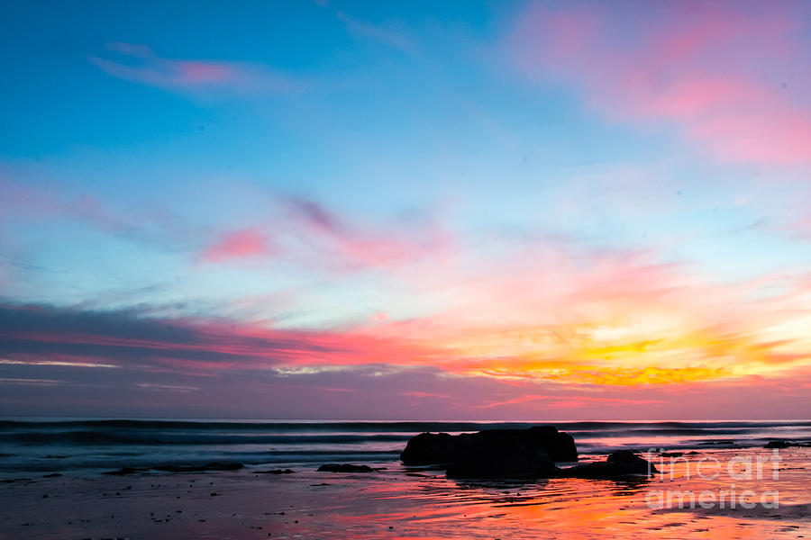 Sunset Handrys Beach #1 Photograph by Henrik Lehnerer