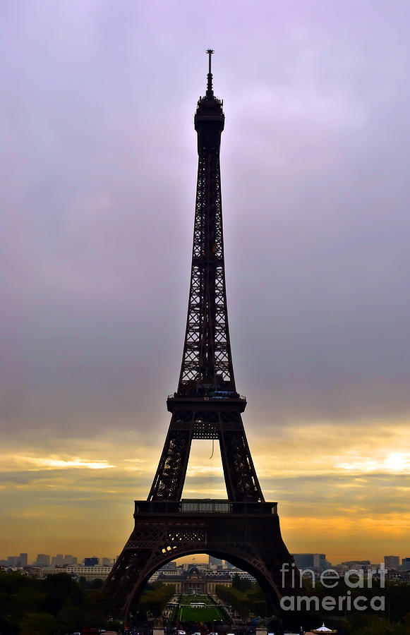 Sunset in Paris #1 Photograph by PatriZio M Busnel