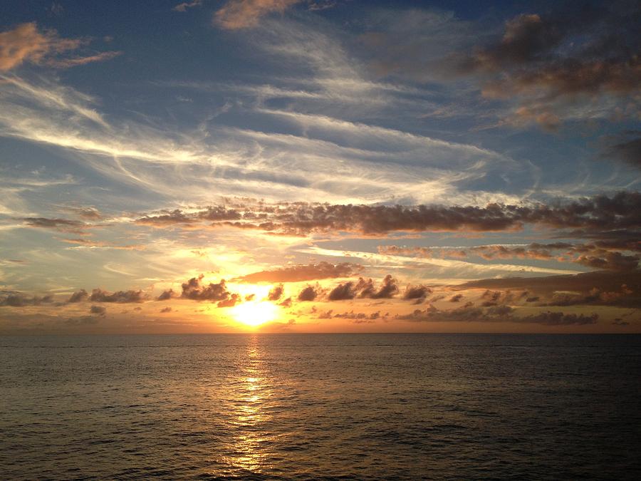 Sunset Photograph - Sunset in the Bahamas #1 by Michele Lewis