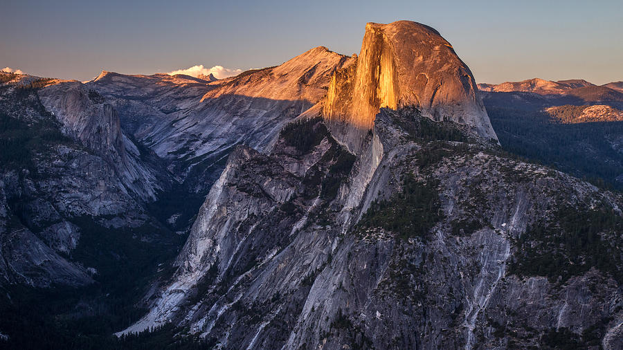 Yosemite National Park Photograph - Sunset on Half Dome #1 by Pierre Leclerc Photography
