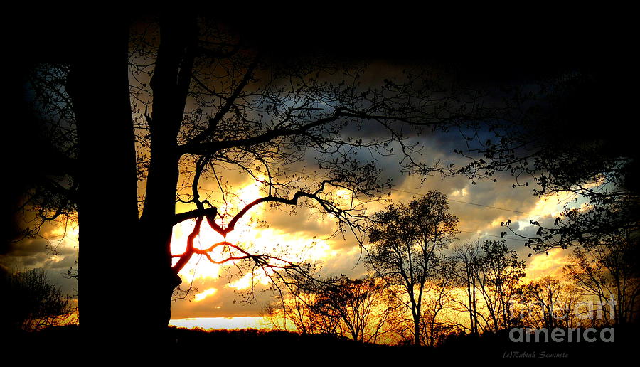 Sunset Photograph - Sunset #1 by Rabiah Seminole