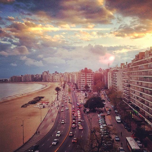 Sunset Photograph - #sunset #sun #montevideo #uruguay #1 by Fernando Balino