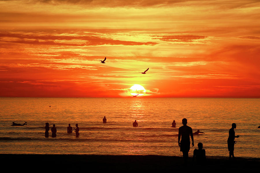 Sunset Surfing #1 Photograph by K.C. Alfred Sunset Surfing #1 Photograph by K.C. Alfred