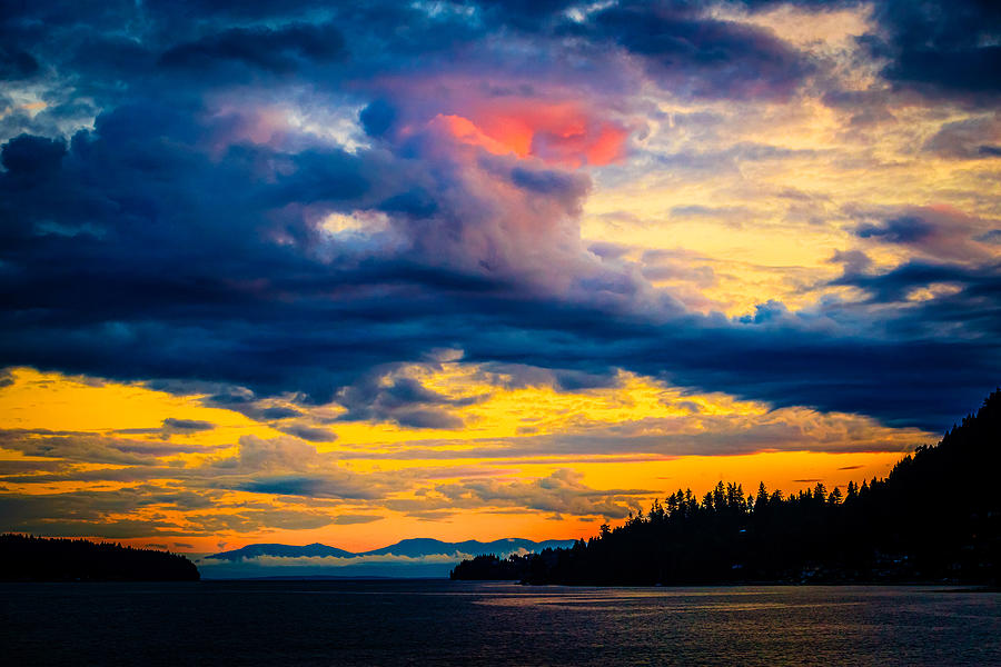 Sunshine Coast sunset Photograph by Mike Penney | Fine Art America