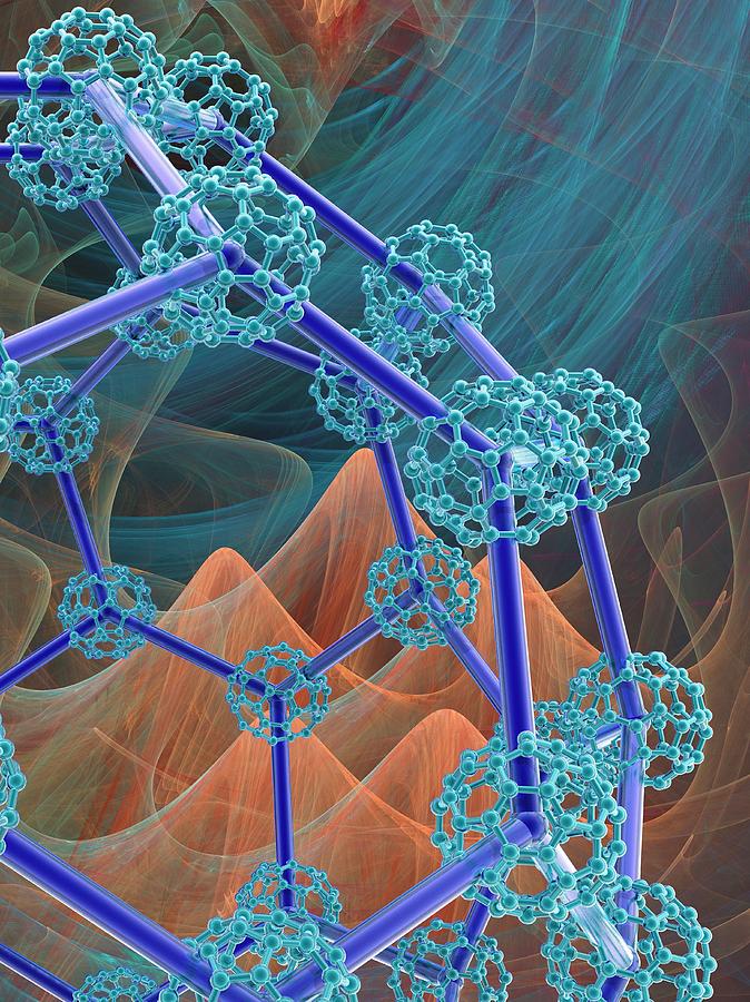 Super Buckyball Molecule #1 by Laguna Design/science Photo Library