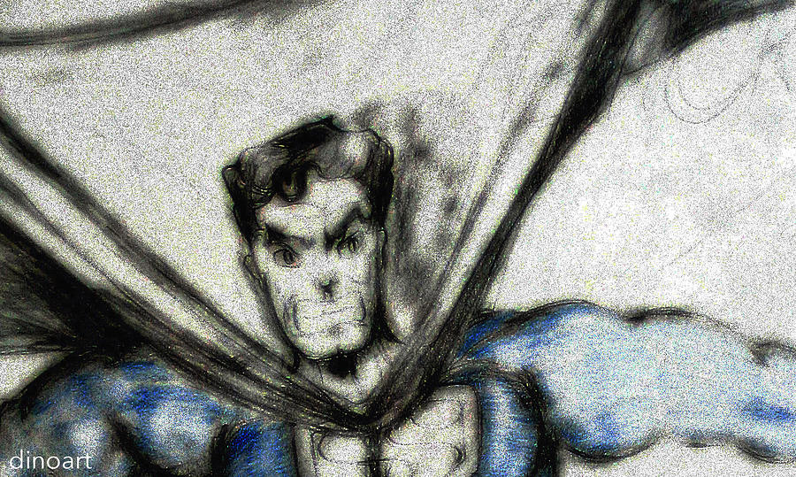 Superman Drawing - Superman #1 by Jazzboy