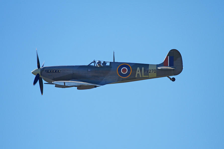 Airplane Photograph - Supermarine Spitfire  -  British #1 by David Wall