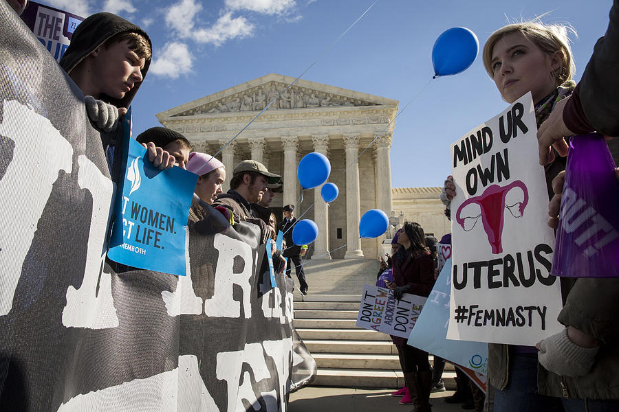 Supreme Court To Hear Abortion Rights Case Photograph by Drew Angerer