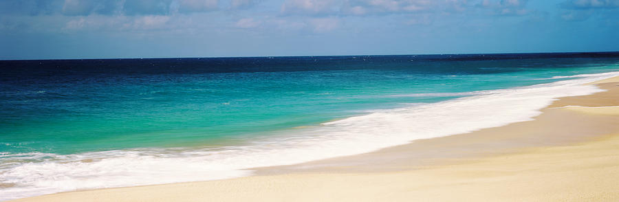 Surf On The Beach, Oahu, Hawaii, Usa #1 Photograph by Panoramic Images