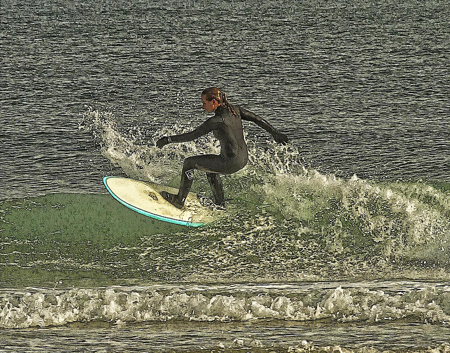 Surf Pirouette #1 Photograph by Constantine Gregory
