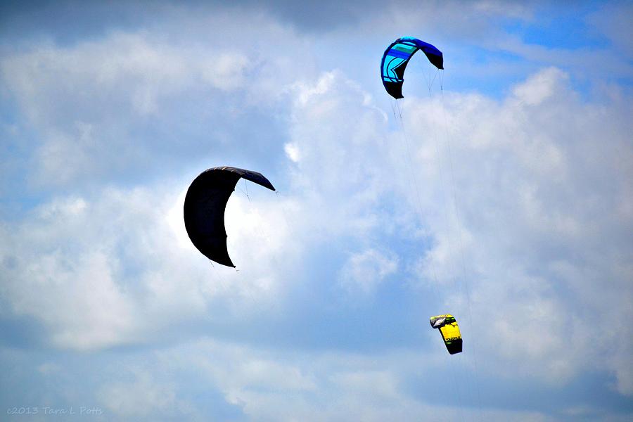 Surfing Kites #1 Photograph by Tara Potts