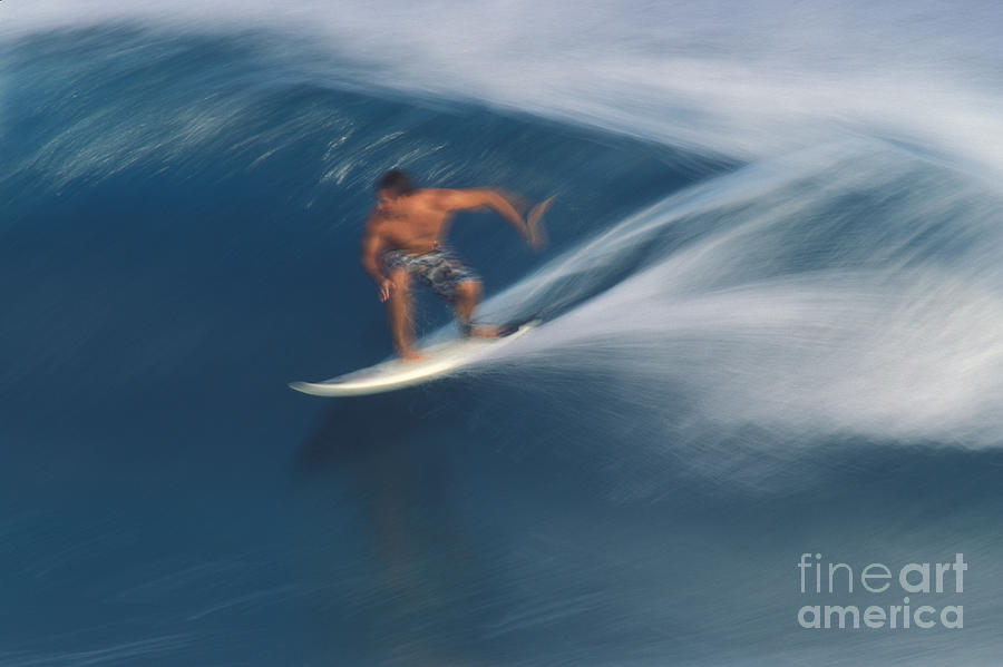 Sports Photograph - Surfing #1 by Ron Sanford