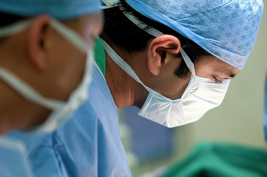 Surgeon Operating Photograph By Jim Varney Science Photo Library Fine Art America