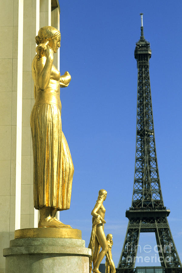 Surreal Eiffel Tower Scene #1 Photograph by Bill Bachmann