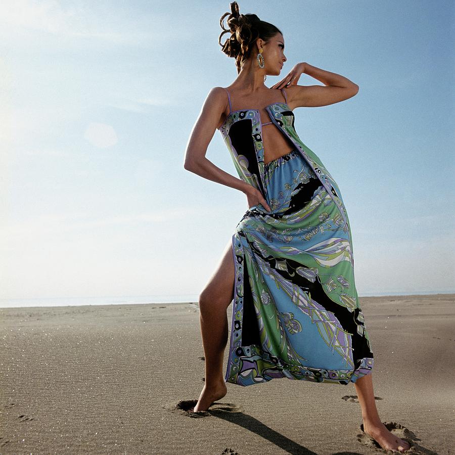 Editha Dussler in Pucci Photograph by Henry Clarke