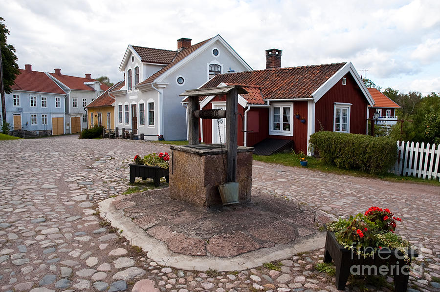 Swedish village in Smaland #1 Photograph by Peter Noyce