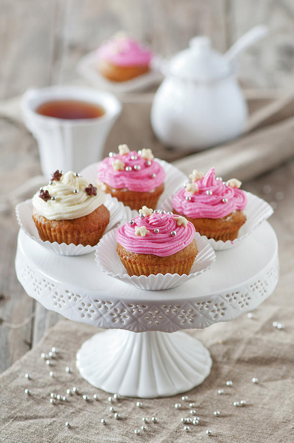 Sweet Cupcakes #1 Photograph by Oxana Denezhkina