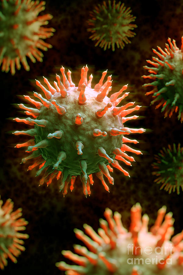 Swine Influenza Virus H1n1 #1 Photograph by Science Picture Co