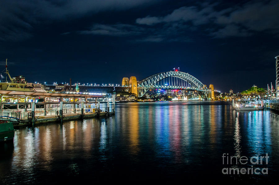 Bridge Photograph - Sydney Harbour by D White