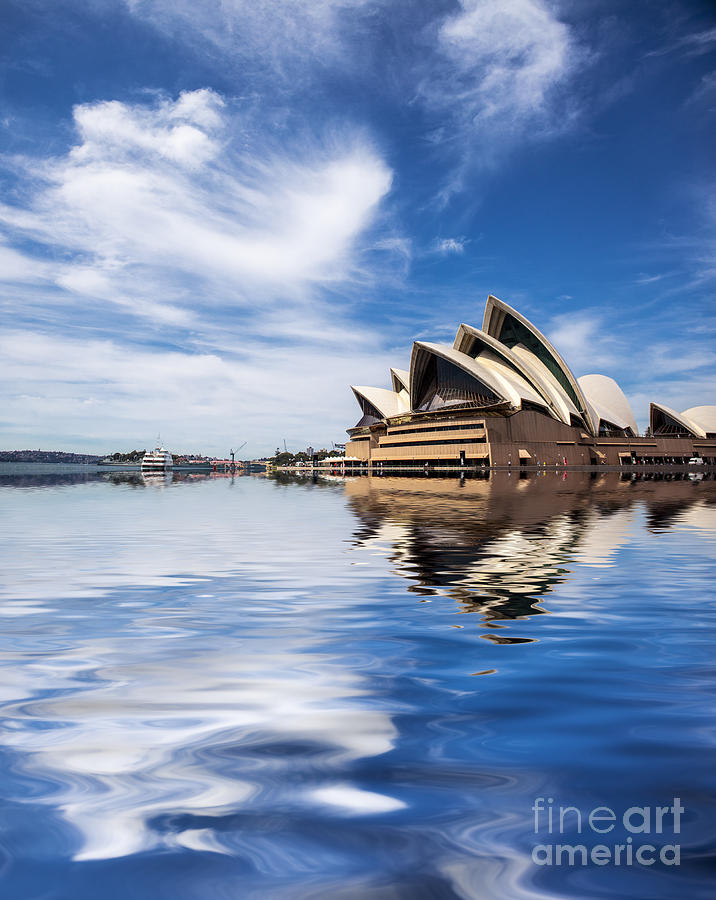 Sydney Opera House abstract #1 Photograph by Sheila Smart Fine Art Photography