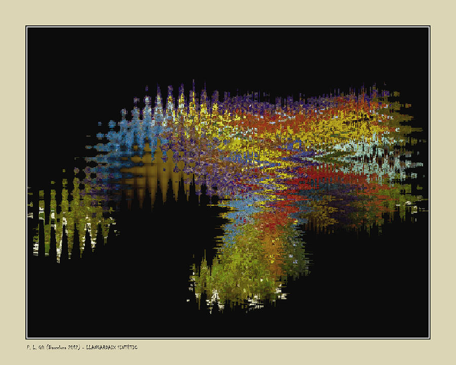 Synthetic lizard #1 Digital Art by Pedro L Gili