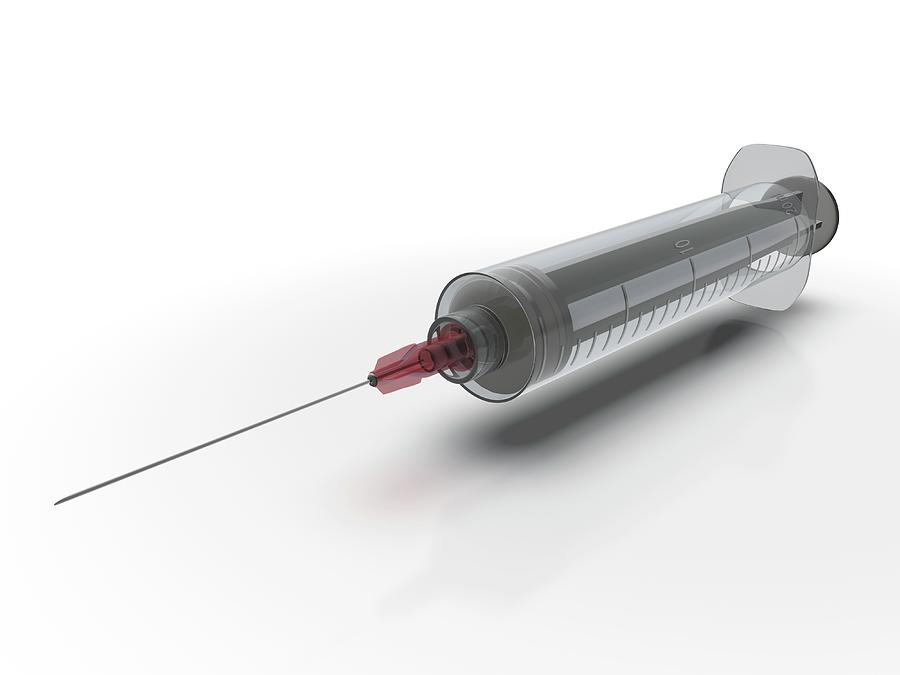 Syringe #1 Photograph by Alfred Pasieka/science Photo Library