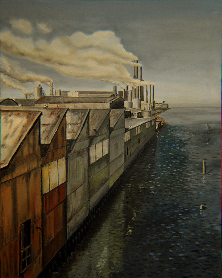 Tacoma #2 Painting by Thu Nguyen