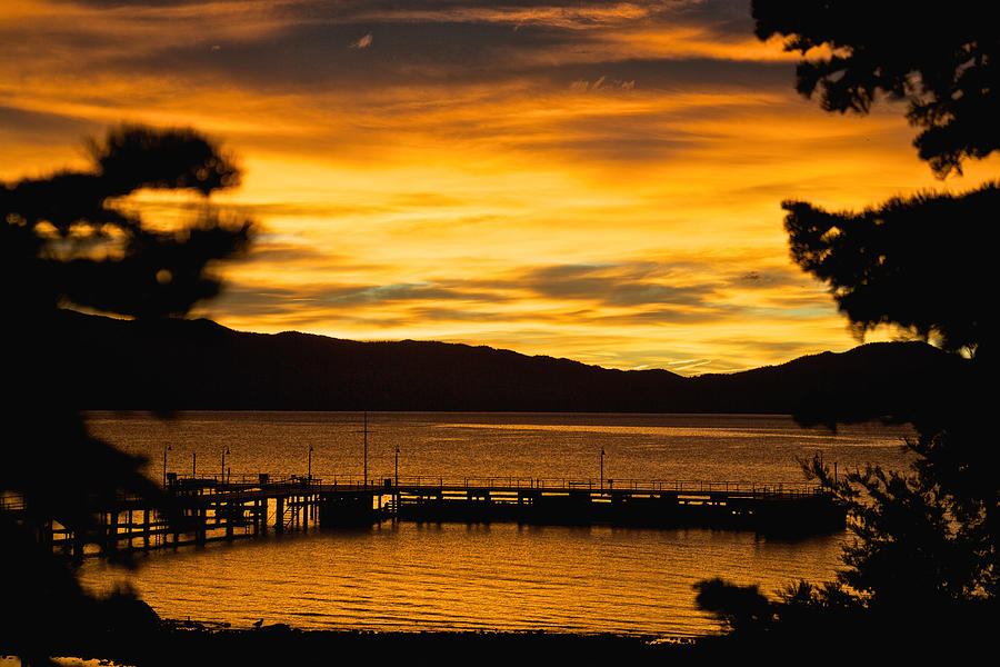 Lake Photograph - Tahoe Sunrise #1 by Steven Lapkin